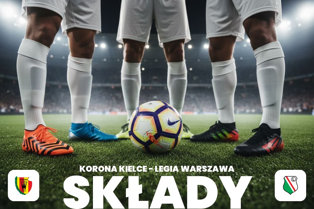 Składy: Korona Kielce – Legia Warszawa – porównanie formacji i kluczowych graczy