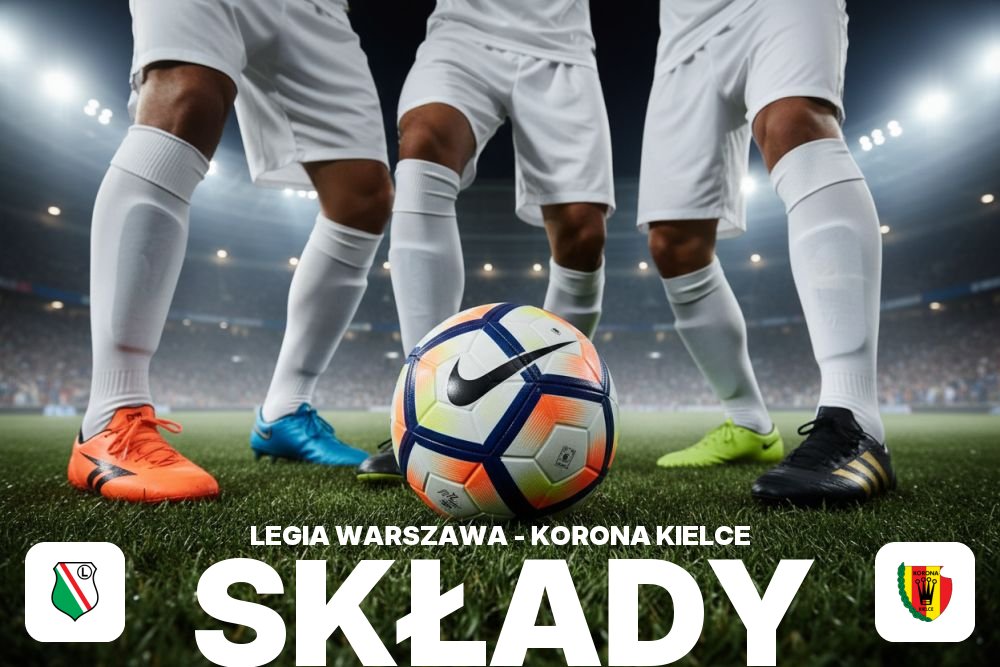 Składy: Legia Warszawa – Korona Kielce – kto w pierwszym składzie?